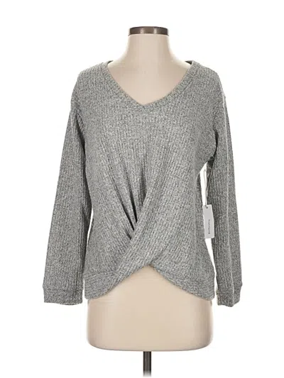 Six/fifty Pullover Sweater In Gray