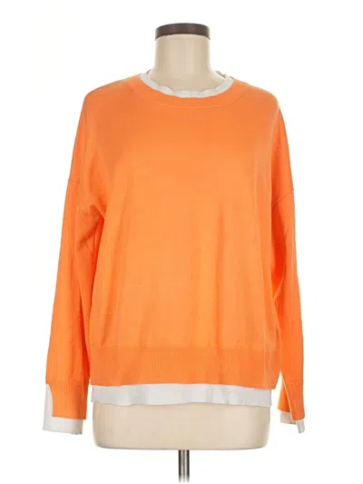 Pre-owned Six/fifty Pullover Sweater In Orange
