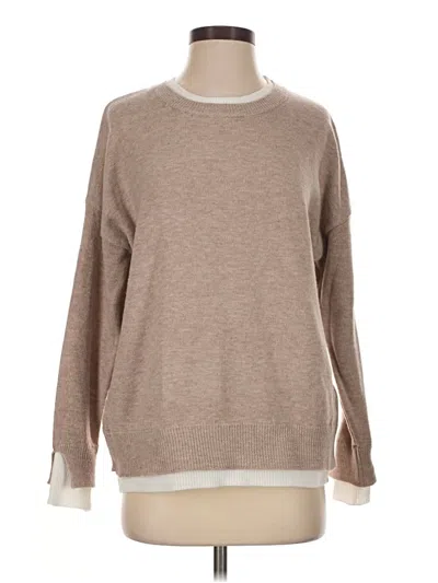 Pre-owned Six/fifty Pullover Sweater In Tan