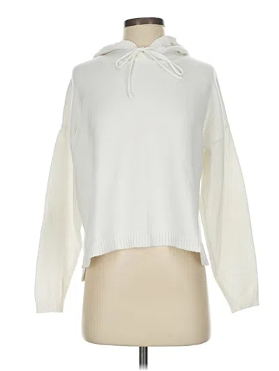 Pre-owned Six/fifty Pullover Sweater In White