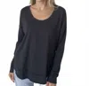 Six/fifty Reagan Tee In Black In Black