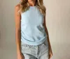 SIX/FIFTY SARAH TANK TOP IN LIGHT BLUE