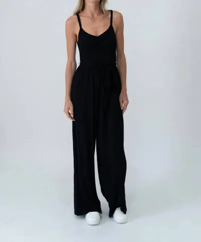 Six/fifty Shannon Jumpsuit In Black