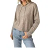 Six/fifty Smiley Hoodie In Heather Grey/pink In Gray