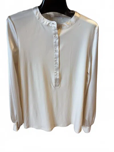 Six/fifty Women's Ribbed Satin Sleeve In Pearl In Gray