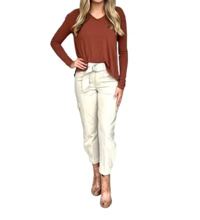 Six/fifty Women's Stacy Top In Rust In Multi