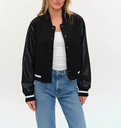 Six/fifty York Shearling Jacket In Black