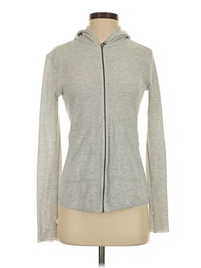 Pre-owned Six/fifty Zip Up Hoodie In Gray