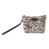Sixtease Bags Python Wrislet In Black In Black