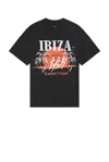 Sixthreeseven Ibiza Tour Heavyweight Tee In Pirate Black