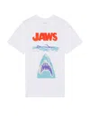 Sixthreeseven Shirtkleider Jaws Poster Sketch In White