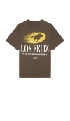 Sixthreeseven Los Feliz Heavyweight Tee In Brown