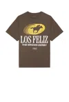 Sixthreeseven Los Feliz Heavyweight Tee In Espresso