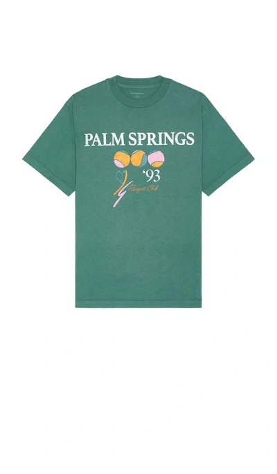Sixthreeseven Palm Springs Heavyweight Tee In Spruce