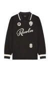 Sixthreeseven Revolve Jersey In Black