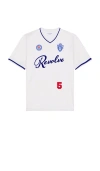 Shop Sixthreeseven Revolve Jersey In White