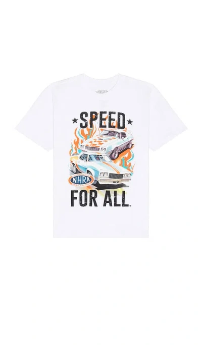 Sixthreeseven Speed For All Tee In White