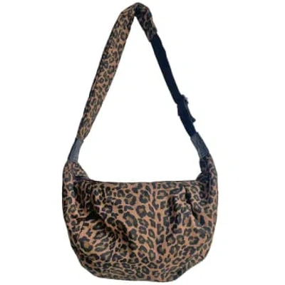 Sixton London Leopard Print Sling Bag – Large In Animal Print