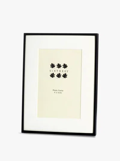Sixtrees Park Lane Black Photo Frame