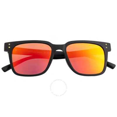 Sixty One Capri Mirror Coating Square Unisex Sunglasses Sixs109rd In Multi-color