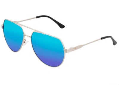 Sixty One Costa Polarized Sunglasses In Silver/blue-green