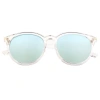 Sixty One Palawan Polarized Sunglasses In Clear/silver