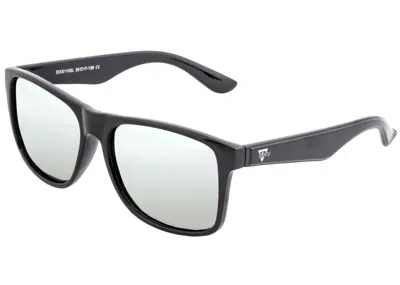 Sixty One Solaro Polarized Sunglasses In Black/silver