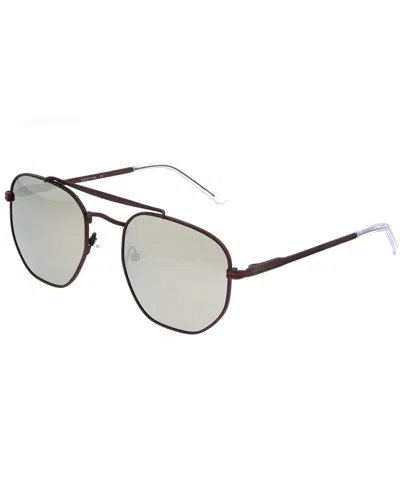 Sixty One Unisex Stockton 54mm Polarized Sunglasses In Brown
