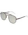 Sixty One Unisex Stockton 54mm Polarized Sunglasses In Brown