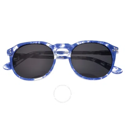 Sixty One Vieques Black Square Sunglasses S135bk In Blue