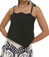 Sixxta Celebration Tie Strap Top In Night In Multi