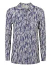 Siyu Abstract-print Shirt In Blue