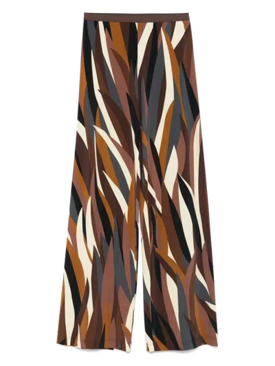 Siyu Abstract-print Trousers