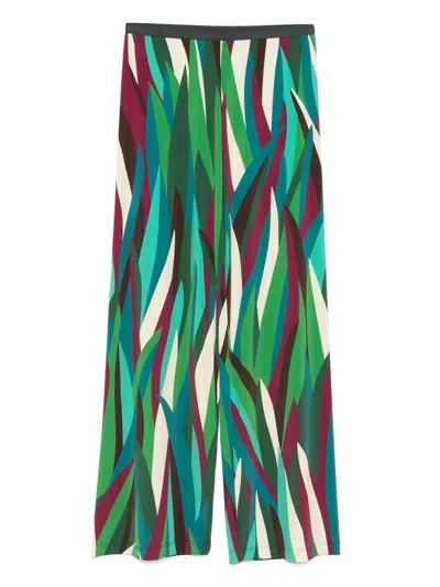 Siyu Abstract-print Trousers