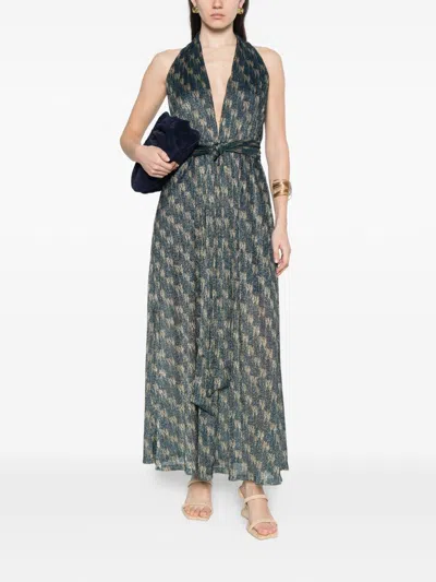 Siyu Ars Long Dress In Blue