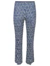 Siyu Printed Trousers In Blue