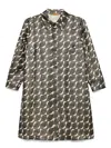 Siyu Geometric-print Coat