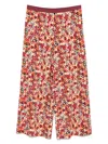 Siyu Geometric-print Straight-leg Trousers