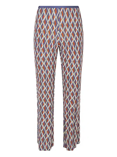 Siyu Geometric-print Trousers In Multi