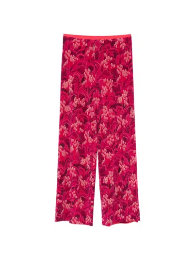Siyu Lassus Floral-print Trousers In Multi