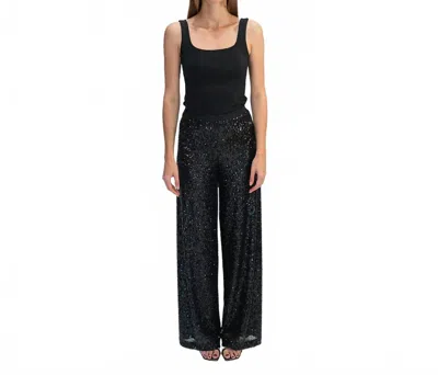 Siyu Lisos Sequin Pants In Black