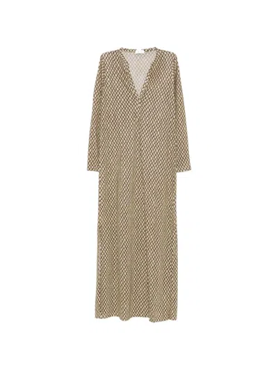 Siyu Money Kaftan Dress In Multi