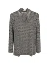 Siyu Printed Blouse In Black