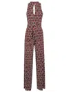 Siyu Printed Jumpsuit In Red