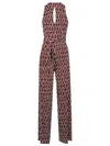 Siyu Printed Jumpsuit In Red