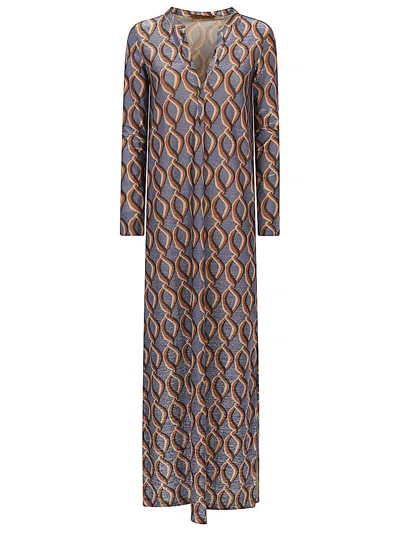 Siyu Printed Long Dress