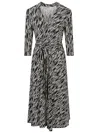 Siyu Printed Midi Dress