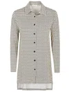Siyu Long-sleeve Polo-collar Shirt In Multi