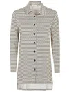 Siyu Long-sleeve Polo-collar Shirt In Yellow