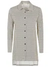 Siyu Long-sleeve Polo-collar Shirt In Yellow